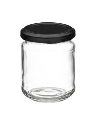 FRASCO 212ML VIDRO C/TAMPA PRETA